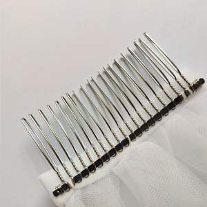 Kerudung Pengantin Renda Panjang 3 Meter Mode Eropa dengan Sisir 2 Lapisan Kerudung Pernikahan Renda - Product Image 5