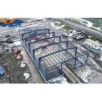 Fabricante verificado 27,5x10,5x5 Material de construcción ligero Estructura de acero Edificio Almacén
