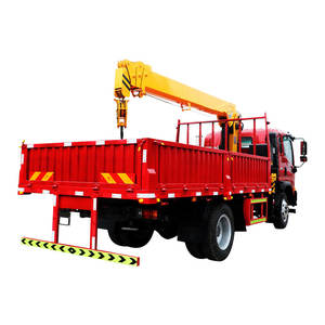 Meilleure grue montée sur camion de Chine avec grue à flèche articulée de 5 tonnes, grue pliante pour camion - Product Image 5