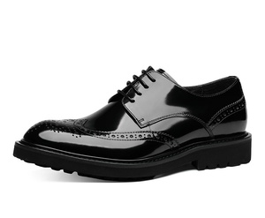 Chaussures de mariage décontractées personnalisées avec bout pointu, semelle plate à lacets de style Oxford - Product Image 1