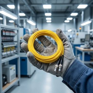 Cable de Fibra Óptica APT-P0011 ST/UPC 2.0mm/3.0mm Monomodo Amarillo para Uso en Interiores/Exteriores/FTTH con 3 Años de Garantía - Product Image 1