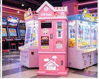 Machine de change de monnaies entièrement automatique ZDYS pour billets d'euros, pièces de monnaie et jetons de jeu de style villa en métal