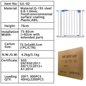 Shengjiali-barrera <span class=keywords><strong>de</strong></span> seguridad para niños, puerta <span class=keywords><strong>de</strong></span> seguridad para bebés, Kingbo - Product Image 2
