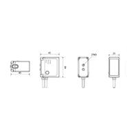 Lector de Códigos de Barras de Montaje Fijo para Inventario, Logística, Trazabilidad de Producción, Pieza ECU, Alta Velocidad 1D 2D