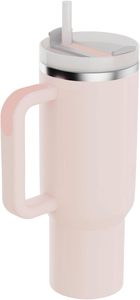 Vaso Recto de Acero Inoxidable de 20 oz, Vasos de Sublimación de Doble Pared de 20 oz con Pajita - Product Image 2