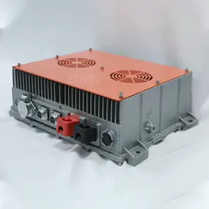 ועמיד בפני מים אחת שלושה שלב מטען 6600W נייד סוללת ליתיום מטען 440v מתכוונן CANBUS מטען מאוורר מקורר EV obc