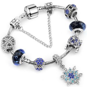DIYสร้อยข้อมือคริสต์มาสCharmsหิมะสร้อยข้อมือผู้หญิงออกแบบใหม่ - Product Image 1