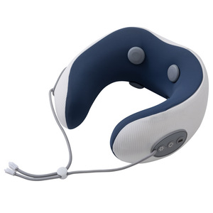 U-Shaped Neck Massager Rechargeable With Heat And Vibration For Home And Office Use Blue And White - Product Image 2