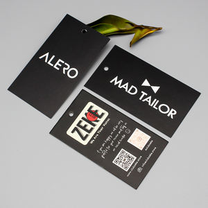 Etiqueta colgante de marca de ropa y etiquetas colgantes de embalaje Etiquetas de ropa de camiseta - Product Image 4