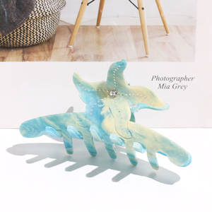 Pince à <span class=keywords><strong>cheveux</strong></span> épaisse, grande pince à <span class=keywords><strong>cheveux</strong></span>, grande étoile de mer, été <span class=keywords><strong>2022</strong></span>, vente en gros - Product Image 4