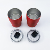 Gobelet de voyage personnalisé de 12 oz en acier inoxydable, tasse à café à double paroi, gobelet thermique pour le camping