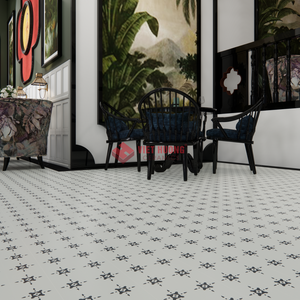 Azulejo de Cemento Encaustico con Diseño de Patchwork Colorido, 200x200mm, Hecho a Mano, Decoración Moderna para Paredes Interiores - Product Image 2