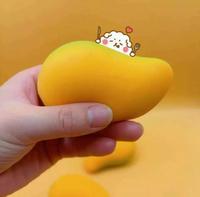 Ballon anti-stress en forme de mangue simulée, jouet anti-stress