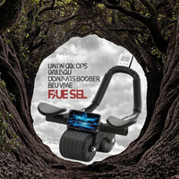 URPOOL Roue en Acier PP Portable Multifonctionnelle pour Entraînement à Domicile, Gym et Exercice Abdominal de Yoga
