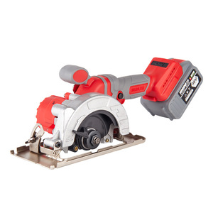 Sierra circular inalámbrica sin escobillas de 5 pulgadas con hoja de 130 mm, batería de 18000 mAh y 11000 rpm para cortar piedra y madera - Product Image 4