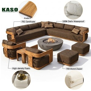 Ensemble <span class=keywords><strong>de</strong></span> canapés <span class=keywords><strong>de</strong></span> <span class=keywords><strong>jardin</strong></span> en bois massif imperméable <span class=keywords><strong>de</strong></span> luxe moderne pour villa, canapé d'extérieur modulable pour hôtel, ensemble <span class=keywords><strong>de</strong></span> canapés <span class=keywords><strong>de</strong></span> patio en teck - Product Image 5