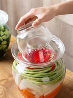 Vacío precio de fábrica personalizado 5L 10L 15L 20L 25L Hermético Pickle Conservado Mermelada Comida Tarro de vidrio Contenedor