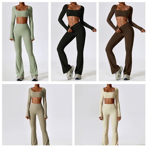 Женские спортивные Леггинсы с длинным рукавом - Product Image 6