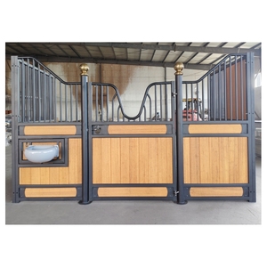 ฉากกั้นม้าแบบพกพาชุบสังกะสีถาวรสำหรับม้าคอกม้าพาร์ติชั่นโรงนาม้า - Product Image 2