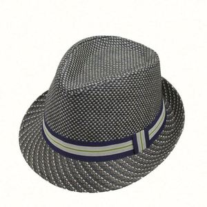Multi Design Promotional High Quality Pork Pie <b>Hats</b> <b>Men</b> Cheap <b>Trilby</b> <b>Hats</b> Fedora <b>Hat</b> Custom Logo Band Round EVERGROWING Adults - Product Image 3