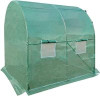 Serre tunnel moderne durable 2,5x2x2m pour culture hydroponique à domicile, jardin et extérieur, avec structure en métal galvanisé, écologique
