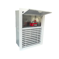 Grille de ventilation carrée en acier inoxydable/aluminium à lames multiples, économie d'énergie, sortie d'évacuation des fumées pour salle de sport et hall