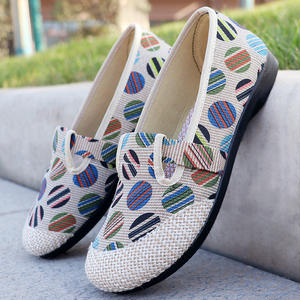 Seaside Heritage Summer Slip-On Flats Arch-Ease Tech Tendencia de moda con punta cerrada para Boardwalk Wear - Product Image 4