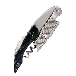 Pretty-abridor de botellas de vino 3 en 1, con mango de resina negra, tornillo de corcho con mango - Product Image 4