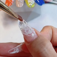 Poudre acrylique YINDUOFEI de haute qualité pour le nail art avec pinceau et applicateur, fabriquée en Chine, OEM/ODM disponible, emballage personnalisé