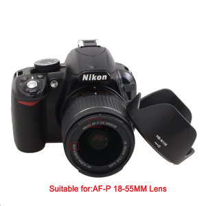 ฝาครอบเลนส์กล้อง HB-N106 55มม. แบบ bayonet กลีบดอกไม้ย้อนกลับได้เลนส์อุปกรณ์เสริมเลนส์ฮูดเลนส์ VR สำหรับ <span class=keywords><strong>Nikon</strong></span> - Product Image 5