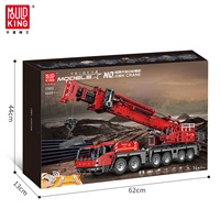 17013 Bloques de Construcción GMK, Camión Grúa Móvil 1:8, Modelo Motorizado con Control Remoto por Aplicación, Juguete Educativo para Niños