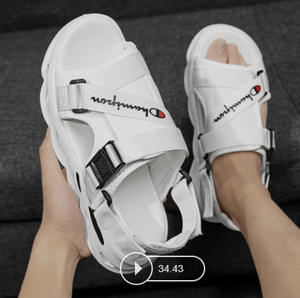 Nouvelles <span class=keywords><strong>sandales</strong></span> pour hommes, bout ouvert, décontractées, semelle souple, semelle épaisse, confortables, respirantes, plage, extérieur, <span class=keywords><strong>homme</strong></span>, chaussures pour hommes - Product Image 4