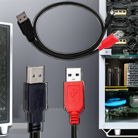 Câble de données pour disque dur mobile, alimentation auxiliaire, interface Type-C, gaine en PVC tressé, boîtier SSD M2, carte de capture pour appareil photo