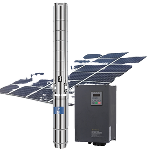 Bomba Sumergible Solar de Acero Inoxidable de 0.5HP para Pozos Profundos, Bomba Multietapa de Alto Voltaje para Riego Agrícola OEM - Product Image 1