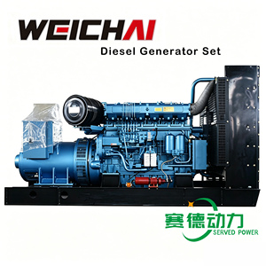 Para Uso en Ingeniería y Centros Comerciales - Grupo Electrógeno Diésel Weichai de 800KW - Motor Diésel 12M26D, Caja Silenciosa Personalizada, Trifásico 220V/380V - Product Image 2