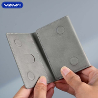 Portefeuille de téléphone portable en cuir rabattable VAWI W025, vente en gros, adapté à l'iPhone, porte-cartes magnétique, portefeuille pour homme et femme