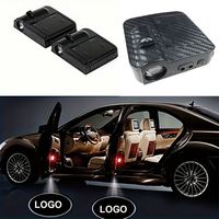 HUIJIE Lampe de bienvenue universelle sans fil à LED pour portière de voiture, projecteur d'ombre fantôme Ailes d'ange, vente en gros, usine OEM