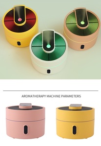 Cool Mist Small Night Light Humidificador Phonophone Record Design Difusor, Home Room Scent Difusor de aceites esenciales - Product Image 2