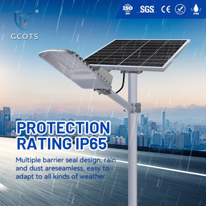 Lampadaire Solaire LED Tout-en-un COTS 10W-25W, Étanche, en Métal, Alimenté par Énergie Solaire, Éclairage Extérieur Haute Performance pour Toute Zone SL-GB Spl - Product Image 1