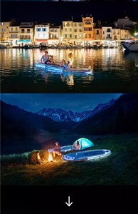 Planche de <span class=keywords><strong>paddle</strong></span> gonflable EVA 315x79x15cm avec télécommande - Bateau de sport nautique écologique pour le surf - Product Image 3