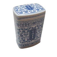 Boîte à thé carrée personnalisée en fer blanc pour thé en vrac – Vente en gros