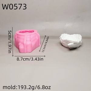 Moldes de fundición de resina hechos a mano para DIY estilo Ins adornos decorativos moldes de alas de silicona W0573 herramientas de pastel - Product Image 4