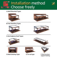 Auvent extérieur pliable électrique imperméable pour jardin, résistant à la neige, protection UV en PVC, aluminium thermolaqué rétractable