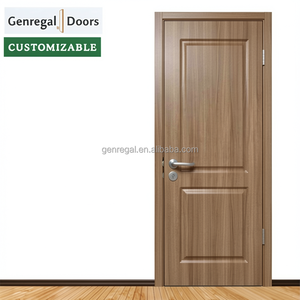 <span class=keywords><strong>Portes</strong></span> en bois massif modernes à battants, insonorisées, avec surface peinte, serrure intelligente, taille personnalisable pour un style classique - Product Image 3