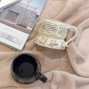 Set di Tazze in Ceramica con Disegni a Mano - Tazze Originali per Caffè e Tè con Texture Unica - Product Image 2