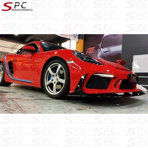 SPC GT3 Kit de carrosserie de becquet pour <span class=keywords><strong>Porsche</strong></span> Boxster Cayman 718 Kit de becquet de vent pour <span class=keywords><strong>Porsche</strong></span> 718 2016-2019 Kit de carrosserie de rénovation pare-chocs de voiture - Product Image 3