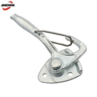 Loquet à ressort pour porte latérale de camion, loquet de verrouillage de remorque antirouille plaqué zinc YDH1406A pour fixation de conteneur de marchandises