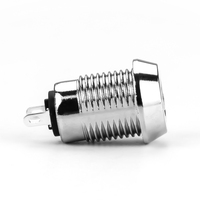 Interruptor de Encendido de Motocicleta de 12 mm con Llave, Juego de Llaves de Bloqueo para Suzuki 2P SPST 1A, Bloqueo de 2 Pines, Impermeable para Automóviles/Marinos