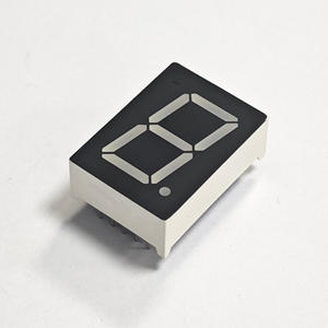 Pantalla LED de 7 Segmentos de 0.8 Pulgadas, 1 Dígito, Luz Roja, Alto Brillo, Lectura Clara, Dispositivo Electrónico Compacto, Contador de un Solo Dígito - Product Image 1