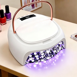 Usine directement vente 80W 48 perles de lampe poignée en cuivre pur durcissement rapide UV LED <span class=keywords><strong>Duel</strong></span> lampe à ongles - Product Image 1